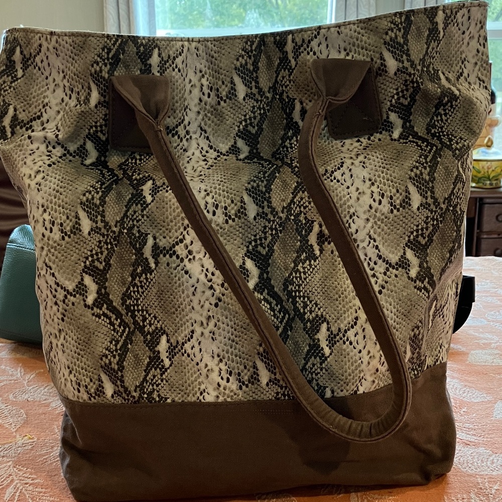 Snakeskin Pattern Tote Bag